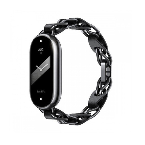 Xiaomi Mi Smart Band 8 Chain Strap Black Color, Model No. BHR7303GL