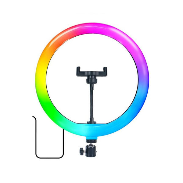 Ring Light With Remote Control, 2.1m Bracket & Cell Phone Holder, Model No. LJJ-26