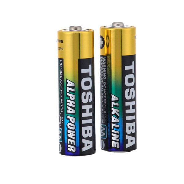 Toshiba Apha Power LR06 Alkaline Batteries Qalam, 2Pcs