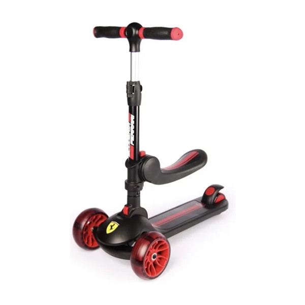 Ferrari 2 In 1 Twist Scooter For Kids With Adjust