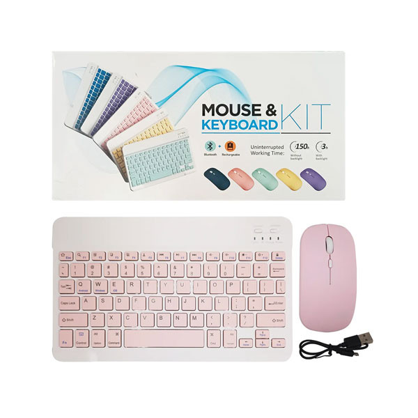 OEM Rechargeable Bluetooth Keyboard & Mouse Kit Wireless