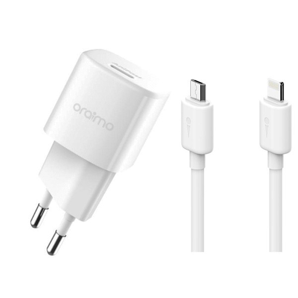 Oraimo Charger Type C to Lighting Model No. OCW-E95S+CL55