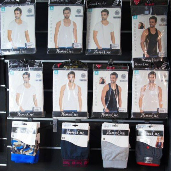 Humaone Boxer Underwear in Various Designs - Colors & Single Color Undershirts - Sleeveless or not - (price per pcs)