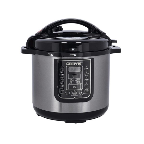 Geepas 8Lt Digital Multi Cooker Portable Led Screen with Touch Menu 14 Programs, Model No. GMC35029