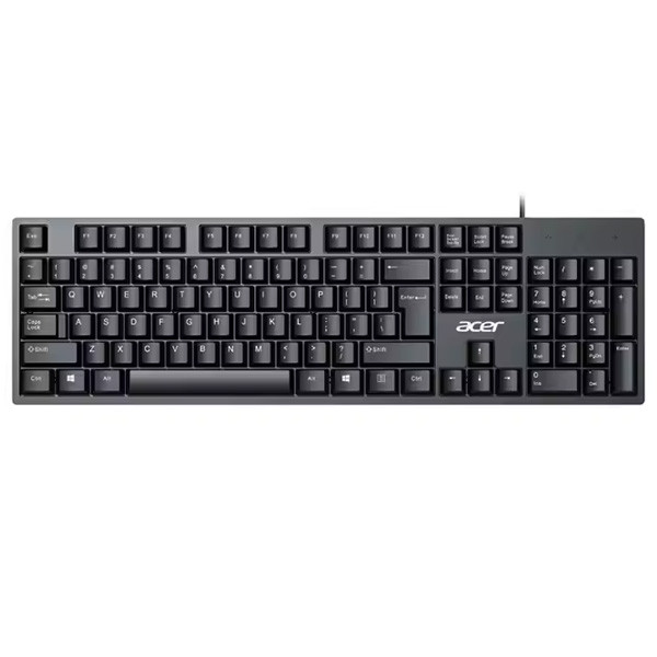 Acer Keyboard USB Office Series Copy, Black Color, Model No. K-212B