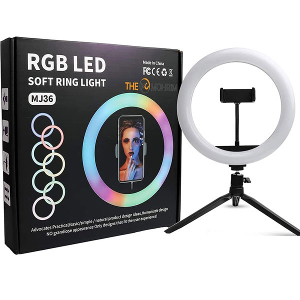 OEM RGB LED Soft Ring Light Model No. MJ36