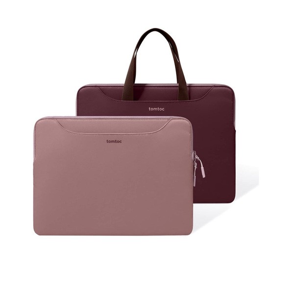 Tomtoc The-Her A21 Laptop Handbag 14", Raspberry Color, Model No. A21D3P1