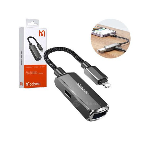 Mcdodo 2in1 USB Lightning OTG 3.0 Converter Adapter Model No. CA-2690