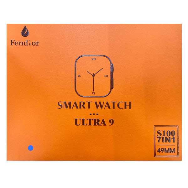 Fendior Ultra 9 SmartWatch 7-Straps Free Case Model No. S100