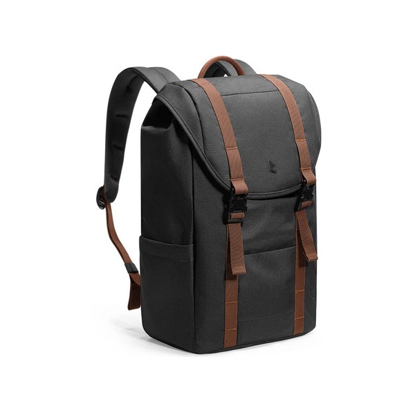Tomtoc VintPack-TA1 Laptop Backpack, Black Color, Model No. TA1M1D1