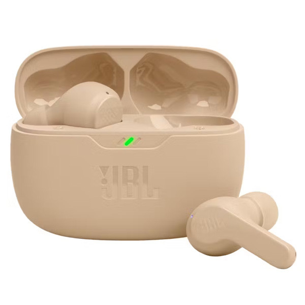 JBL Wave Beam True Wireless Earbuds, Beige Color, Model No. JBLWBEAMBEG