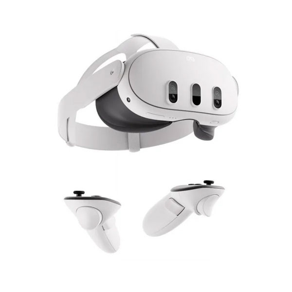 Meta Quest 3, 128GB, Breakthrough Mixed Reality, Powerful Performance, White Color