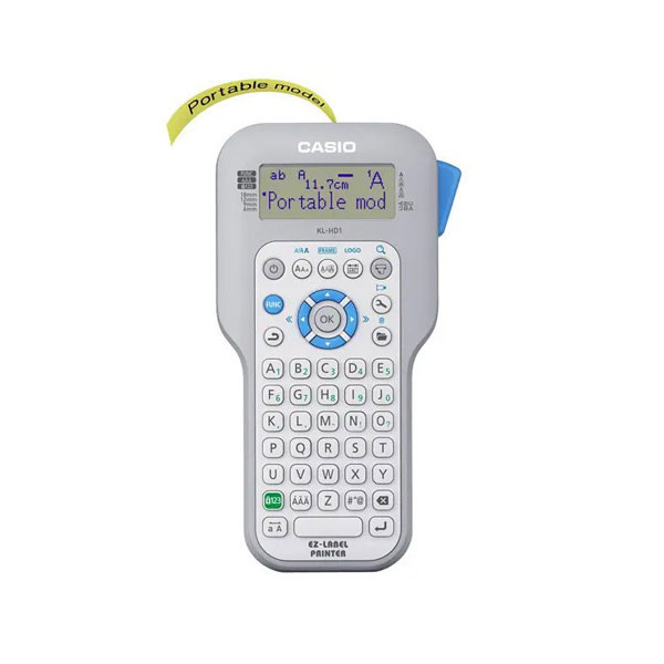 Casio Label Printer, Gray Color Model No. KL-HD1