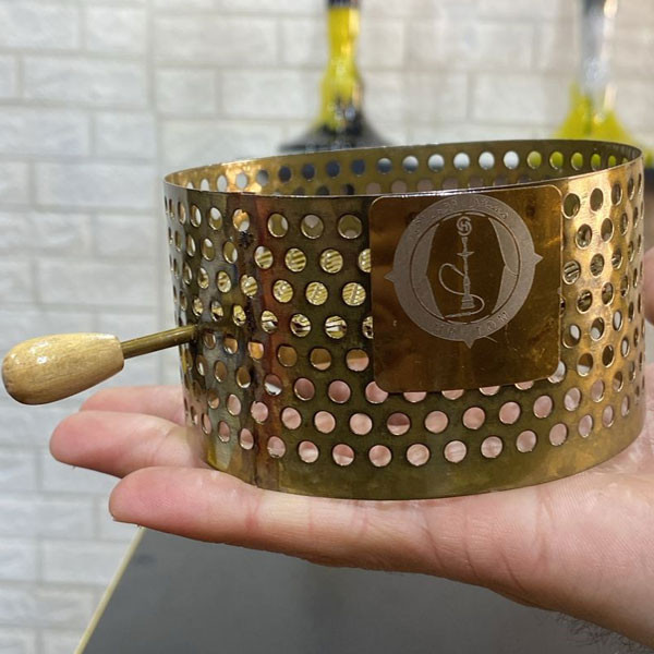 HS MR.TOM Gold Hookah Charcoal Basket Shisha Charcoal Holder