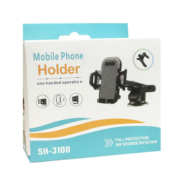Car Mobile Phone Holder, Black Color Model No. SH-300