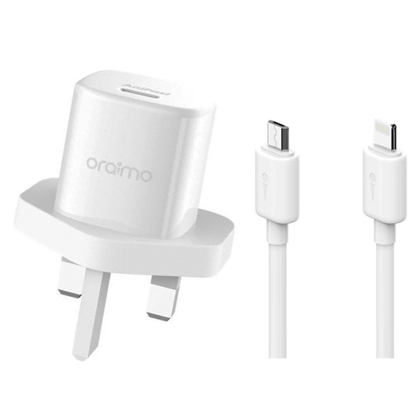 Oraimo Charger Type C to Lighting Model No. OCW-U95S+CL55