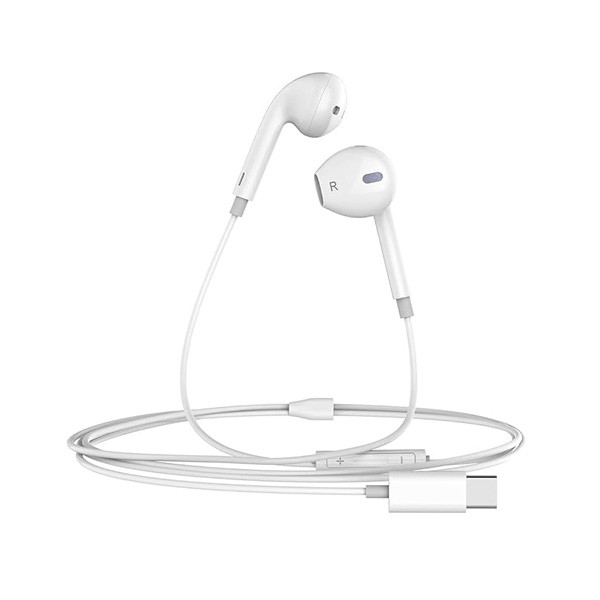 Mcdodo Type-C Earplug Earphone, White Color, Model No. HP-6070