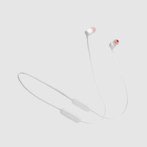 JBL Tune 125BT Wireless Headphones, White Color
