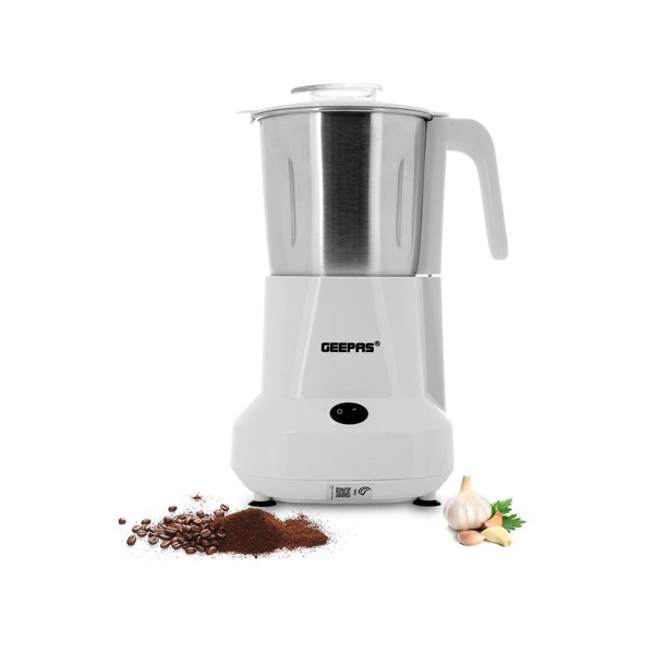 Geepas Coffee Grinder 450W Electric Separate Stainless Steel Blades for Beans, Spices & Dried Nuts, Model No. GCG6105