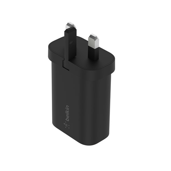 Belkin Single-Port Wall Charger Type-C 25W, Black Color, Model No. WCA004myBK
