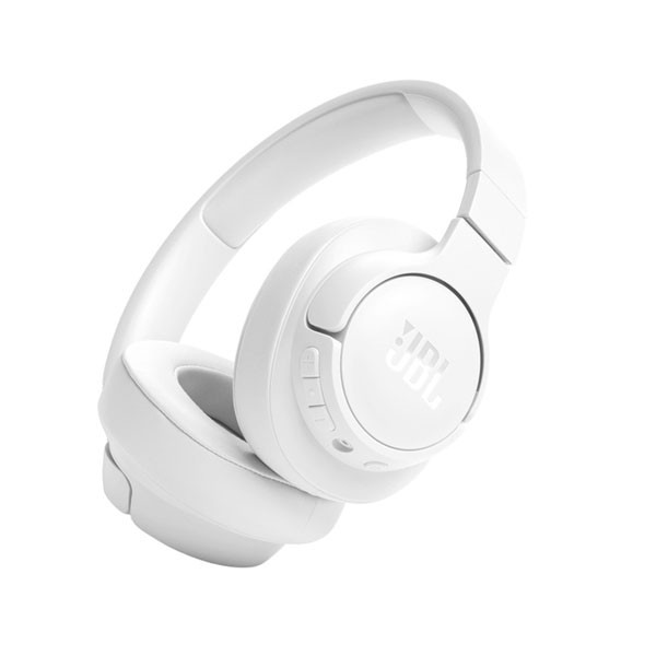 JBL Harman Over-ear Bluetooth Headphones, Multipoint, White Color Model No. TUNE 720BT