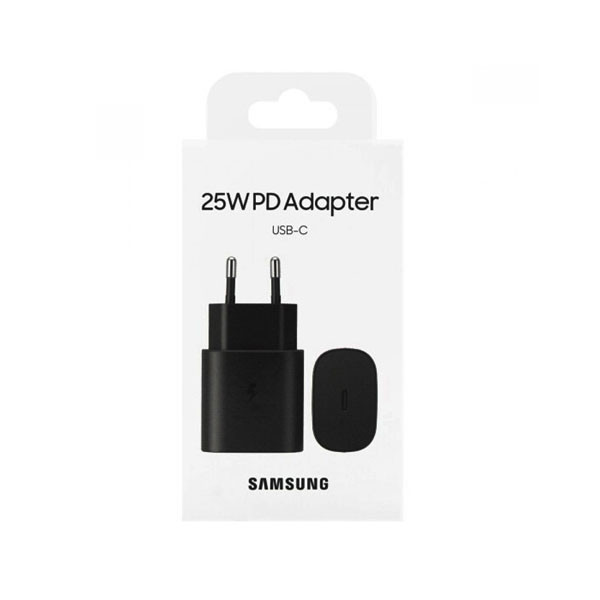 Samsung 25W Travel Adapter USB-C, Black Color, EU Type