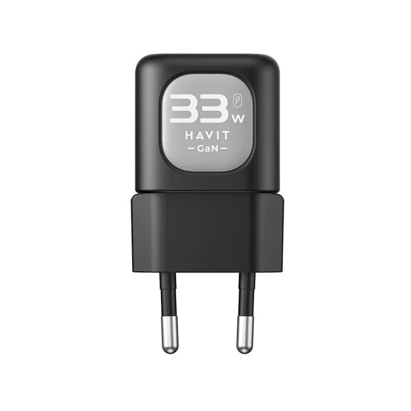 Havit UK Charger 33W 2-Ports, Black + Gray Color Model No. UC230