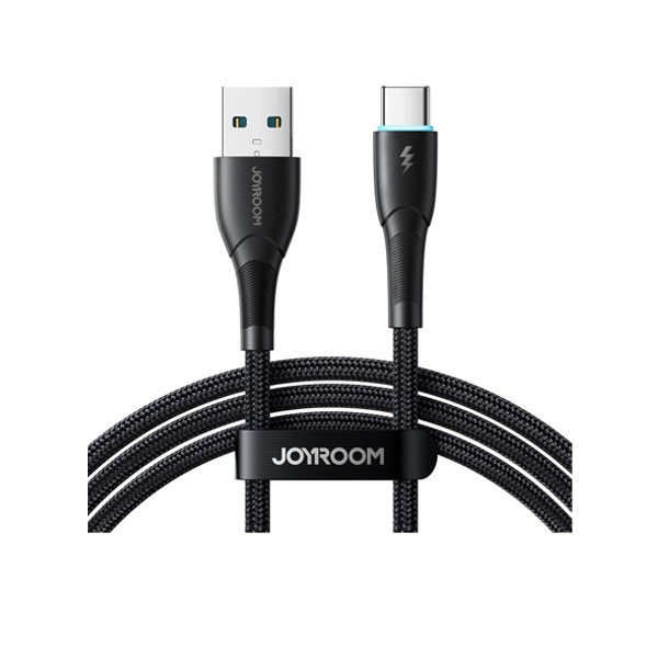 Joyroom Starry Series 3A USB-A / USB-C Cable 1m, Black Color, Model No. SA32