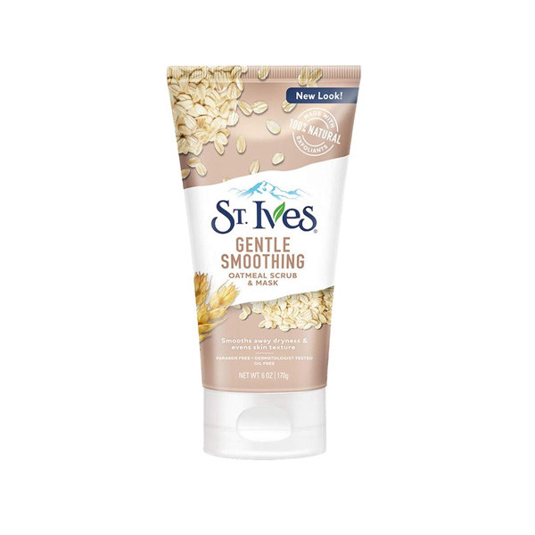 St. Ives Oatmeal Scrub + Mask, Smooth & Nourished Oatmeal, 170gr