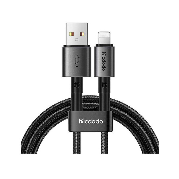 Mcdodo USB-A to Lightning Data Cable 1.2m, Black  Color, Model No. CA-3580