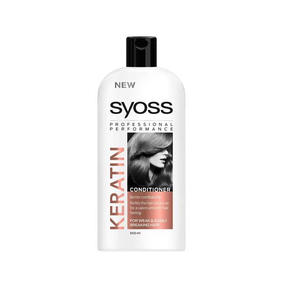 Syoss Keratin Hair Perfection Conditioner 16.9 fl oz, 500ml