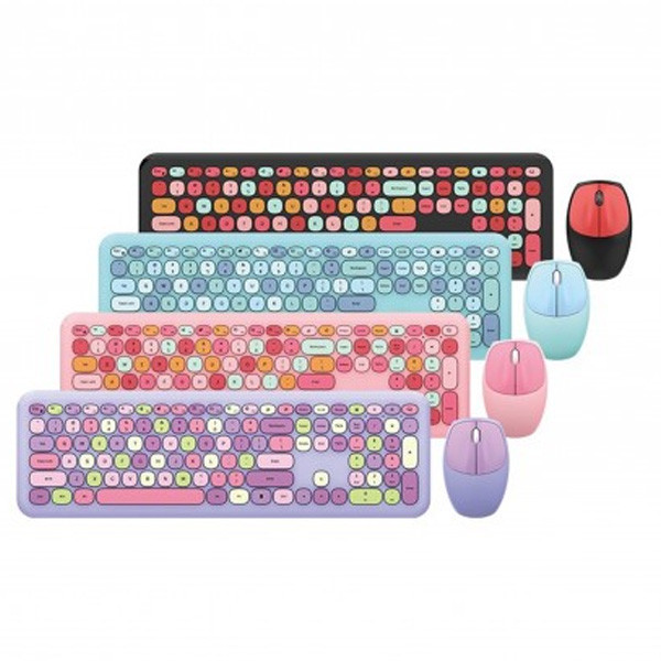 Mofii Wireless Keyboard & Mouse Set in many Colors, Model No. 666