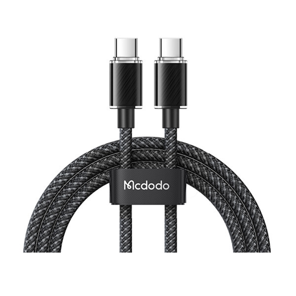 Mcdodo Dichromatic Series 100W Type-C to Type-C Data Cable 1.2m, Black Color, Model No. CA-3670