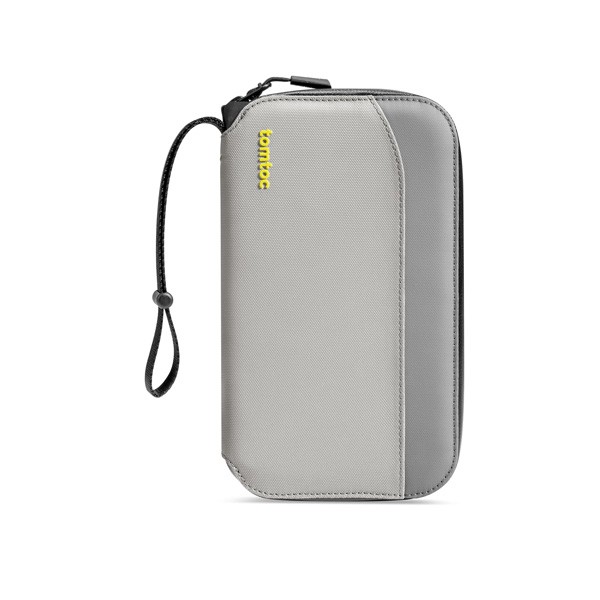 Tomtoc Passport Bag for 4 Passports with SIM Card Holder and Eject Pin, Gray Color, Model No. T03M1G1