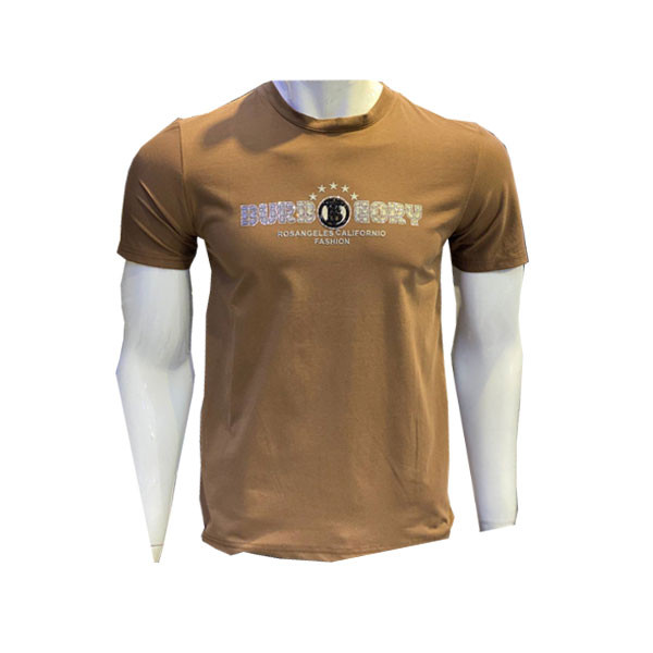Burberry Single Color Short Sleeves t-Shirt for Men, with Burberry Logo Imprinted in Chest for Men in Various Colors