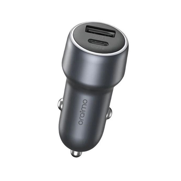 Oraimo Bullet 48W Car Charger Dark Chrome Model No. OCC-73D