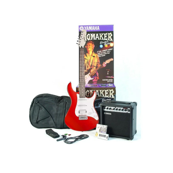 Yamaha Electric Guitar Package-Metallic Red Model No. EG112GPII