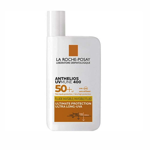 La Roche-Posay Anthelios Uvmune 400 Invisible Fluid With Perfume Sunscreen Face Cream SPF50+, 50ml