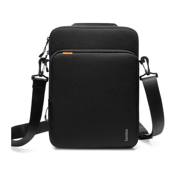 Tomtoc Defender ACE-A03 Shoulder Bag, for 14" MacBook Pro M3/M2/M1, Cordura Fabric, Black Color, Model No. A03D3D1