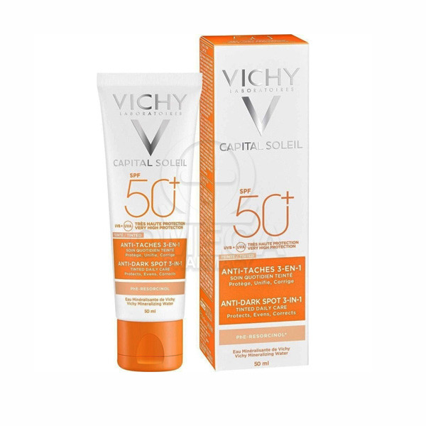 Vichy Capital Soleil Anti-Dark Spots 3 in 1 Sunscreen Face Cream SPF50 50ml