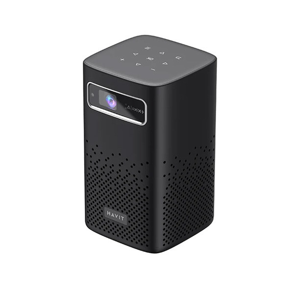 Havit Prime Onyx Smart Projector, Black Color, Model No. PJ208-EU