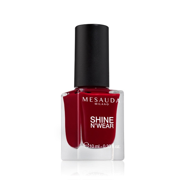Mesauda Milano Shine N'wear Gloss Nail Polish 10ml Model No. 204 Rouge Laque