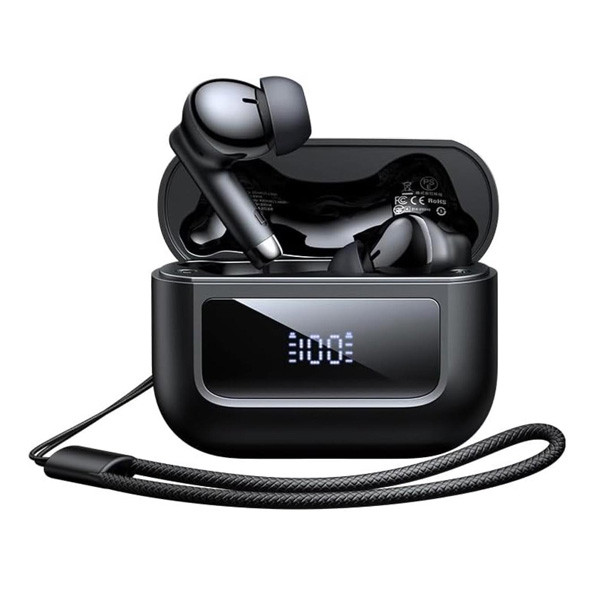 Mcdodo Semi In-Ear TWS Digital Display Bluetooth Earbuds, Black Color, Model No. HP-3290