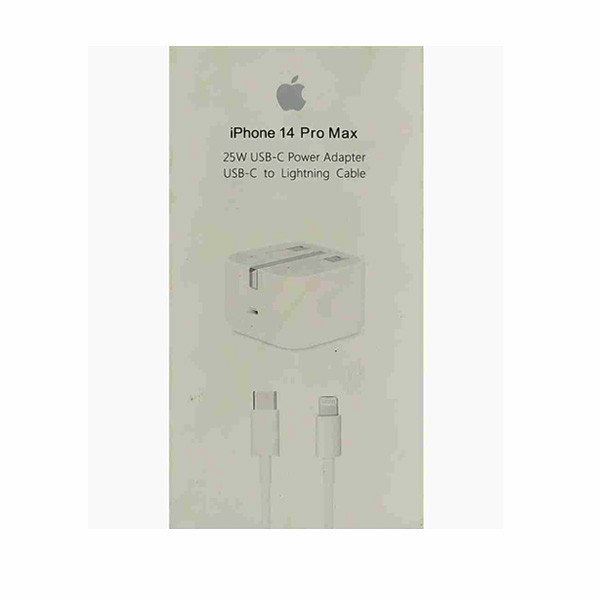Apple 25W USB-C Power Adapter Fast Charger, Type-C to Lightning Cable for iPhone 14Pro Max