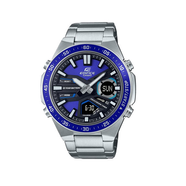 Casio Edifice Men's Chronograph Stainless Steel Watch Model No. EFV-C110D-2AVDF