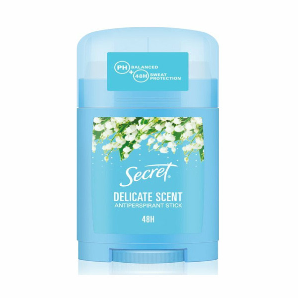 Secret Delicate Scent Antiperspirant 48h Stick for Women, 40ml