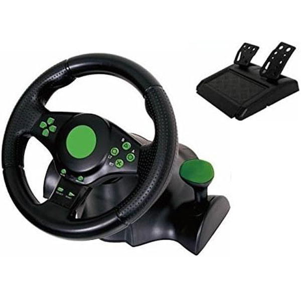 Kabalo Gaming Vibration Racing Steering Wheel & Pedals for Xbox One, PS2, PS3 & PC