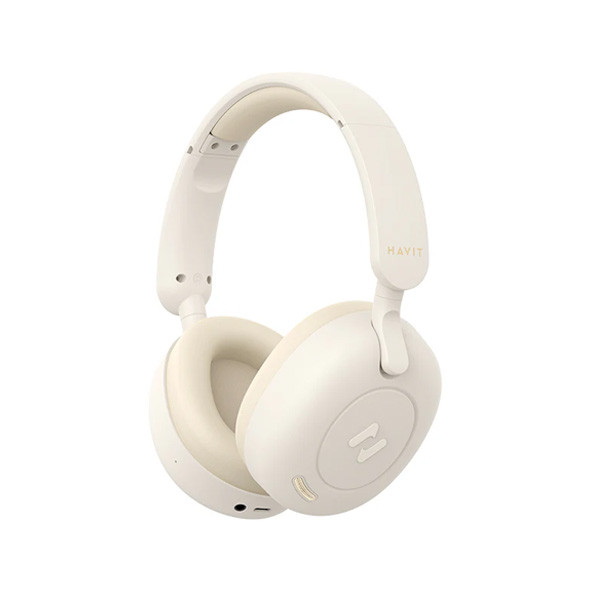 Havit Hybird Wireless Headset, Beige Color, Model No. H655BT