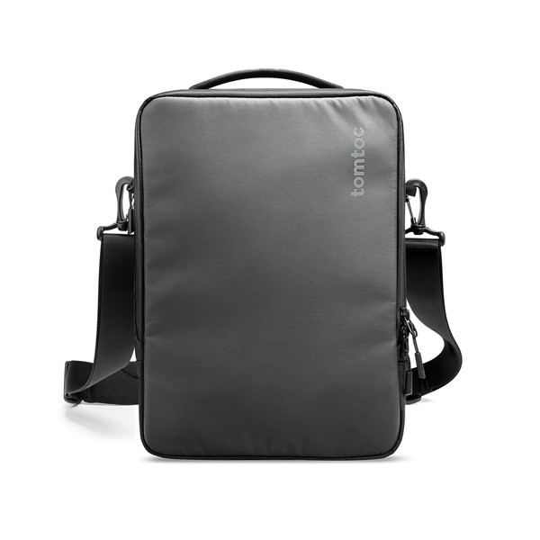 Tomtoc Defender ACE-A04 Laptop Shoulder Bag for 14" MacBook Pro, Black Color, Model No. A04D2D1