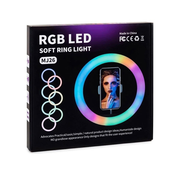OEM RGB LED Soft Ring Light Model No. MJ26